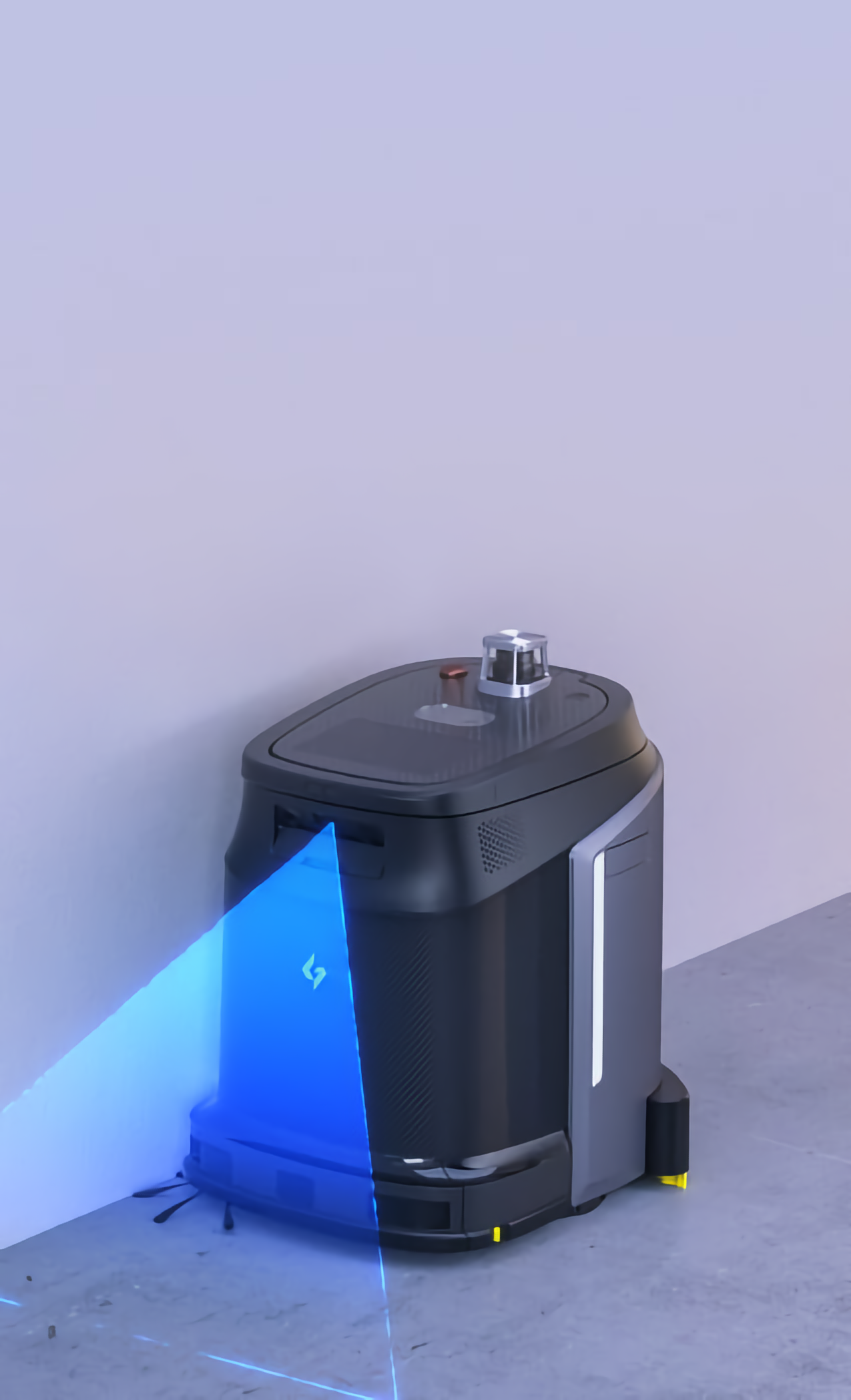 LiDAR beams mapping environment